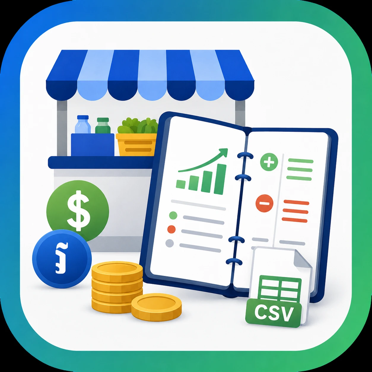 Shop Ledger KH app icon
